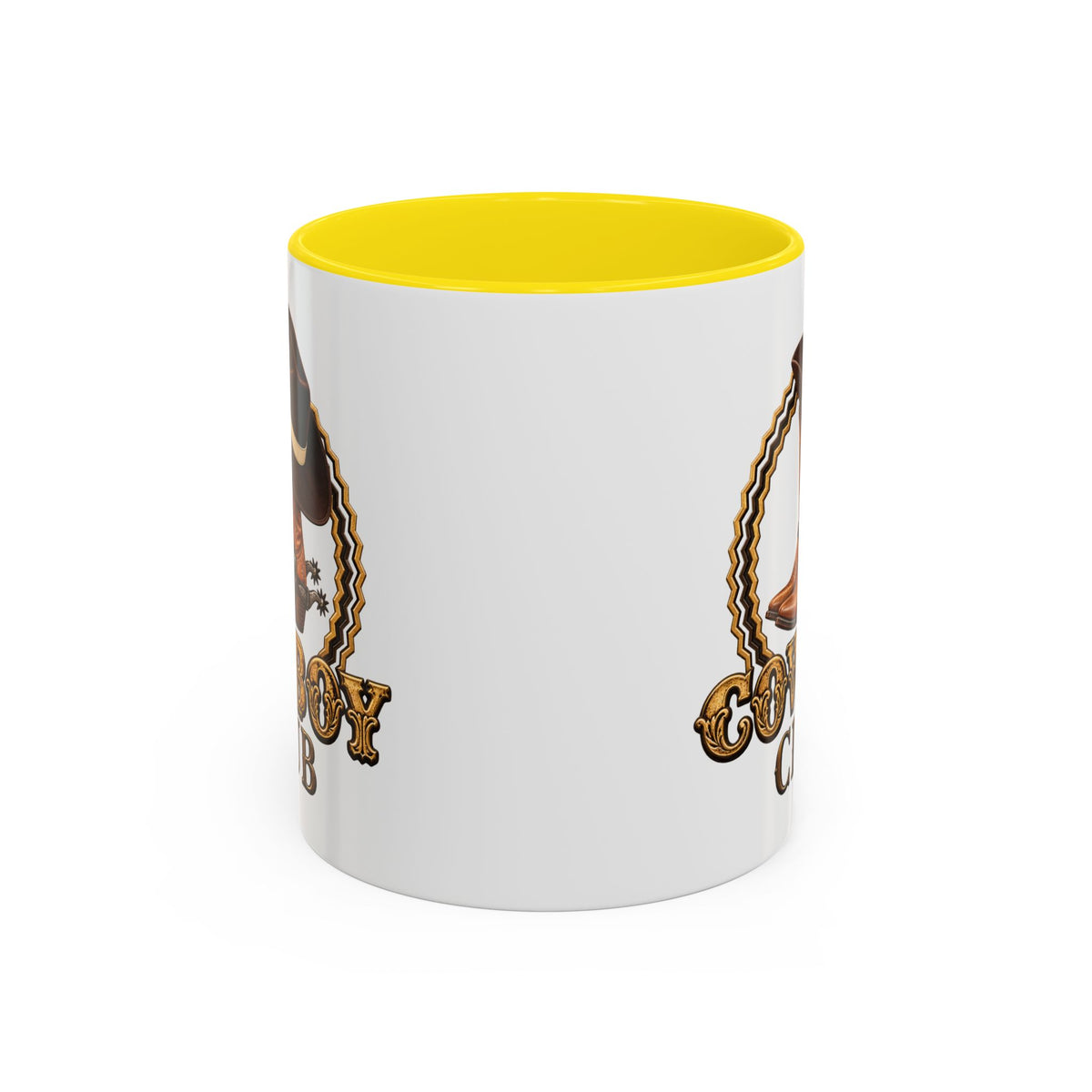 Accent Coffee Mug (11, 15oz) - Cowboys - Cowboy Club - Color - 3D Transparent