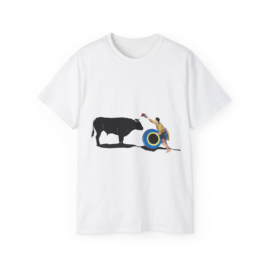 Unisex Ultra Cotton Tee - Clown and Bull