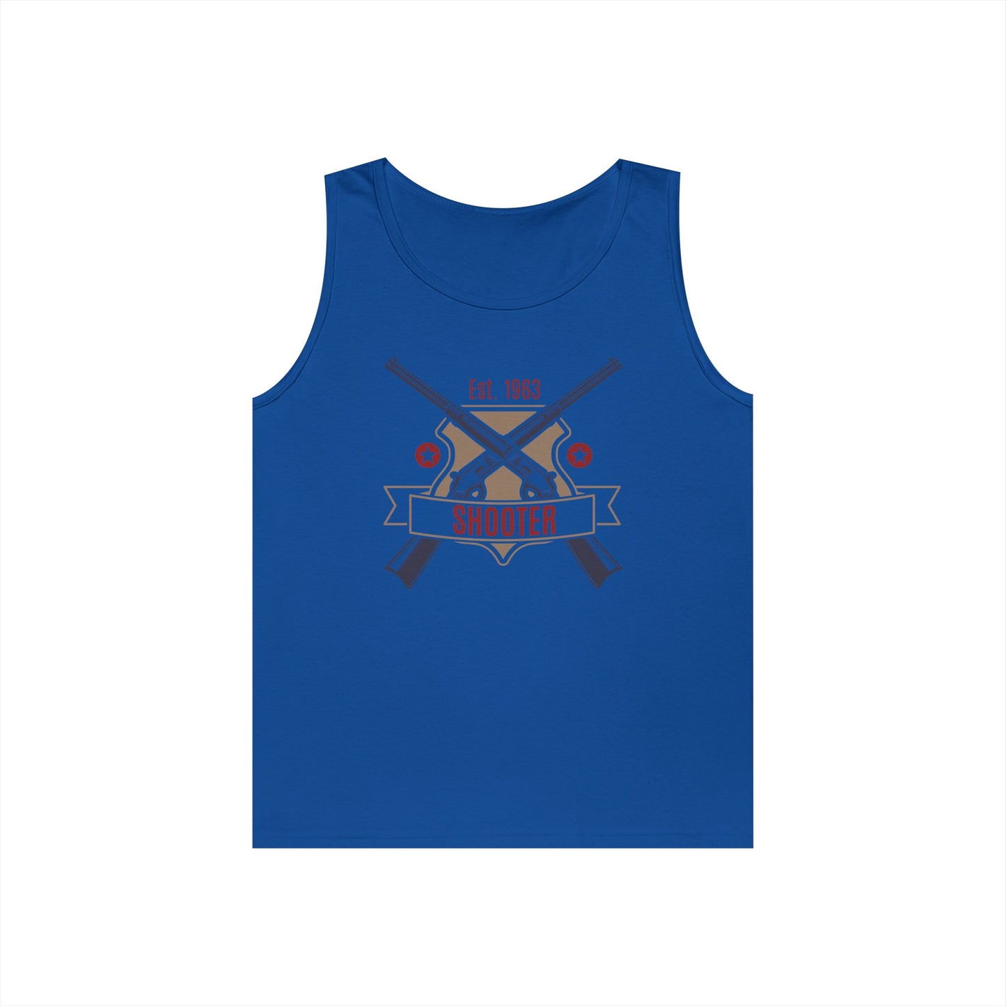 Unisex Heavy Cotton Tank Top - Shooter - Revolver