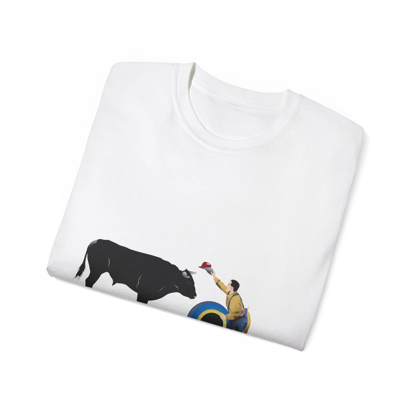 Unisex Ultra Cotton Tee - Clown and Bull