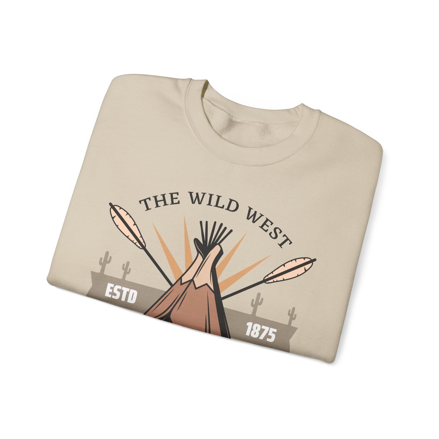 Crewneck Sweatshirt - The Wild West - Native American
