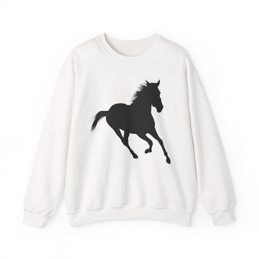 Crewneck Sweatshirt - Wild Horse - Running Leaning Left X 300