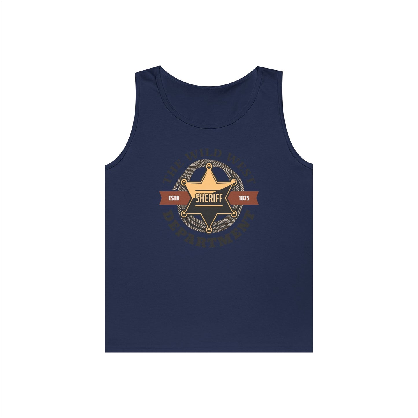 Unisex Heavy Cotton Tank Top - Sheriff Depart