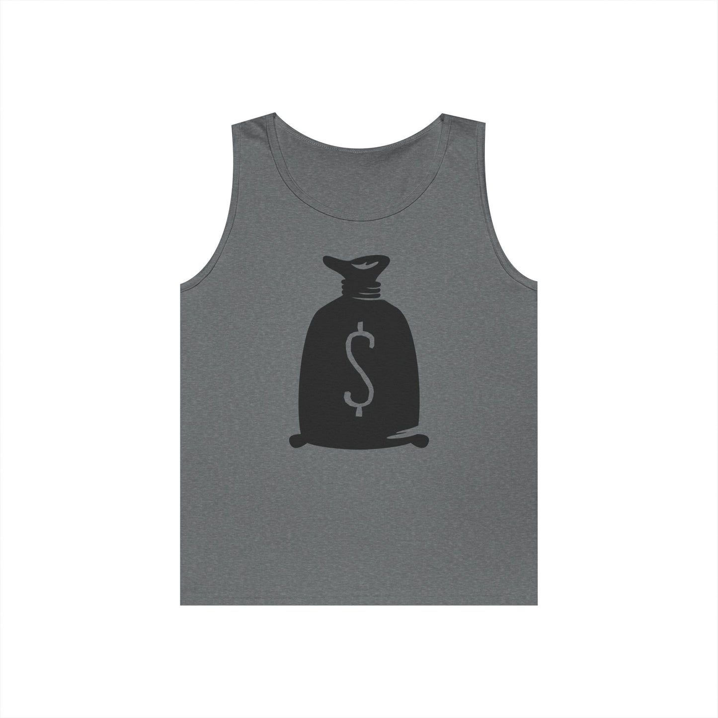 Unisex Heavy Cotton Tank Top - Bank Money Bag X 300