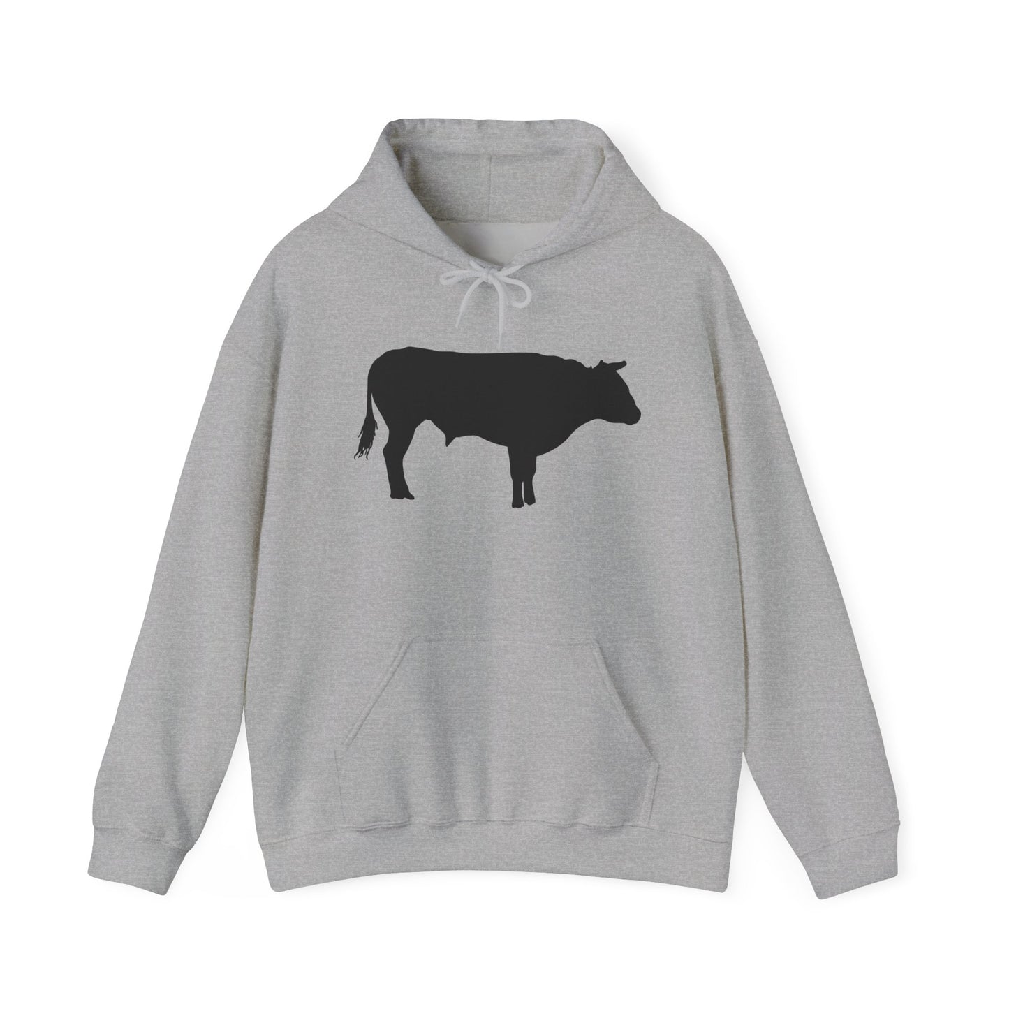 Unisex Hoodie - Bull - Silhouette