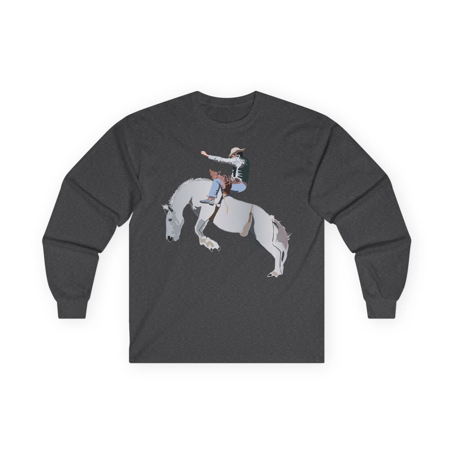 Unisex Ultra Cotton Long Sleeve Tee - Augusta - Rodeo