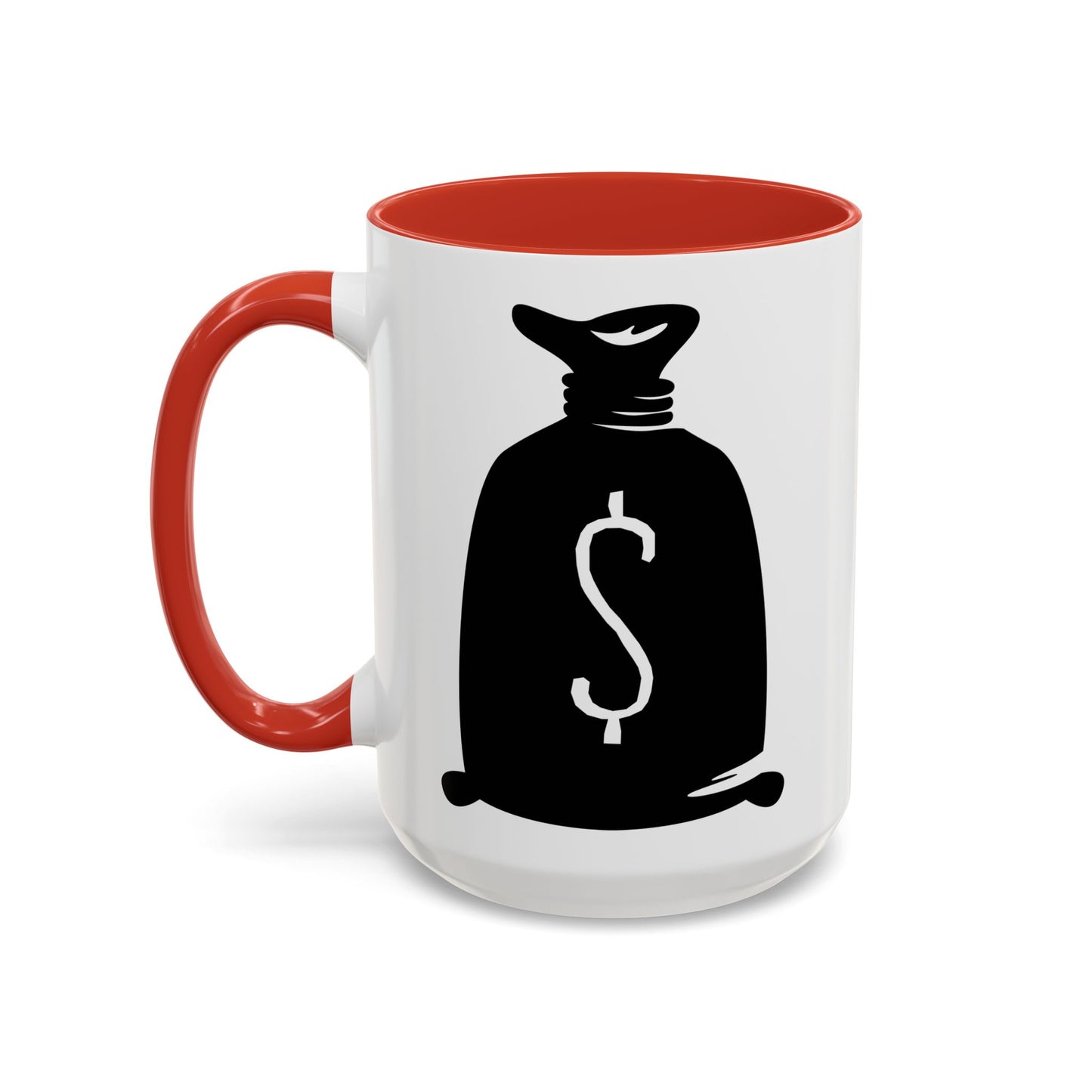 Accent Coffee Mug (11, 15oz) - Bank Money Bag X 300