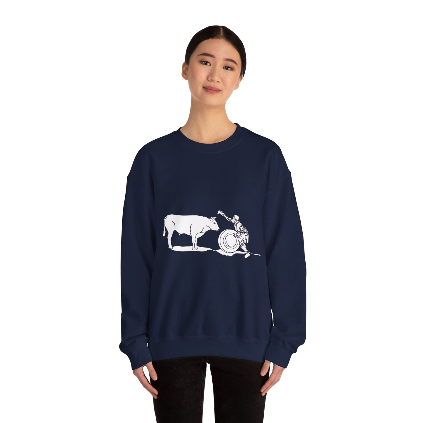 Crewneck Sweatshirt - Clown and Bull - LA