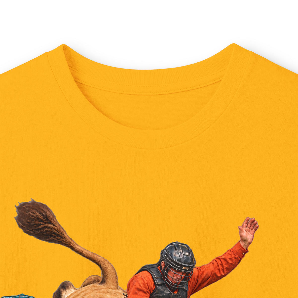 Unisex Ultra Cotton Long Sleeve Tee - Cowboys - Bull Rider - Out of the Chute - without Text - 3D Transparent