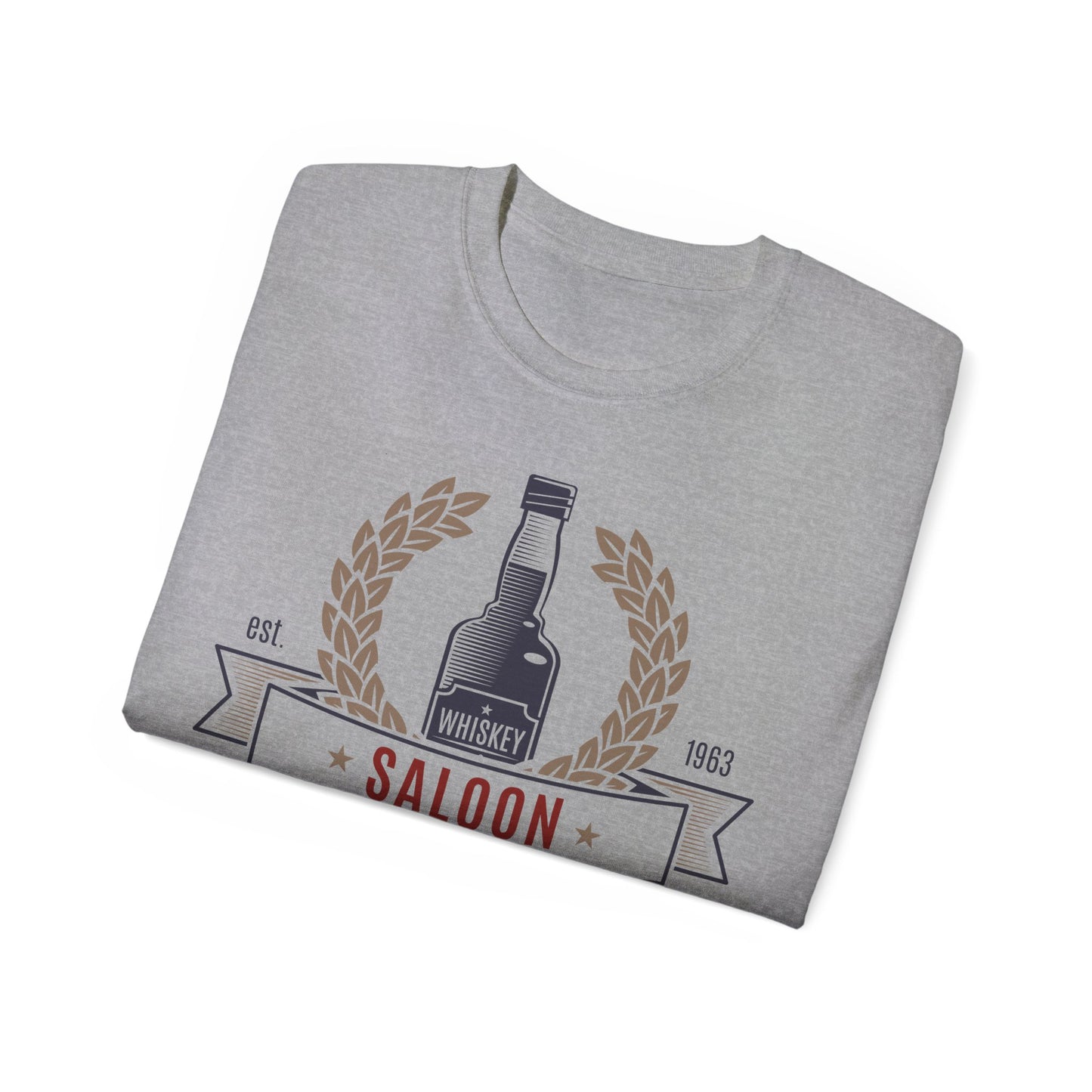 Unisex Ultra Cotton Tee - Saloon - Whiskey