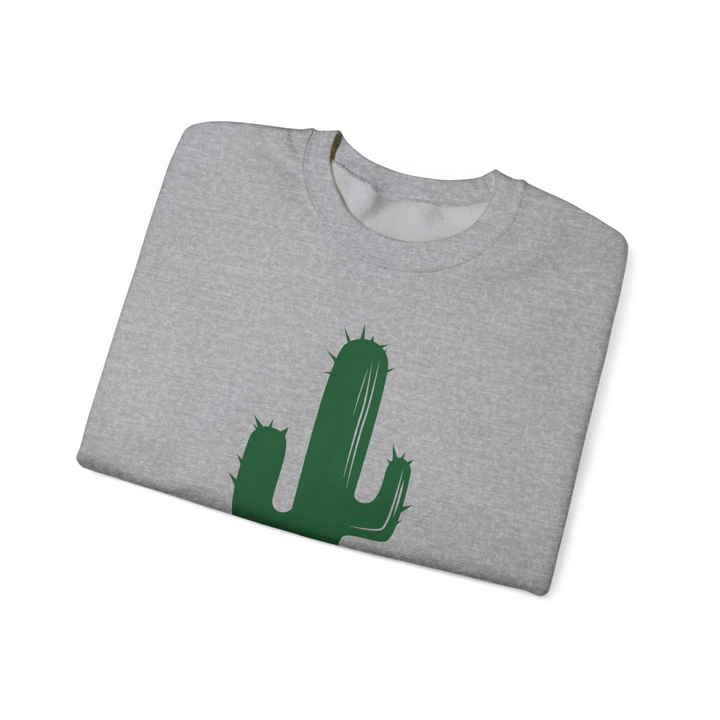 Crewneck Sweatshirt - Green Western Cactus X 300