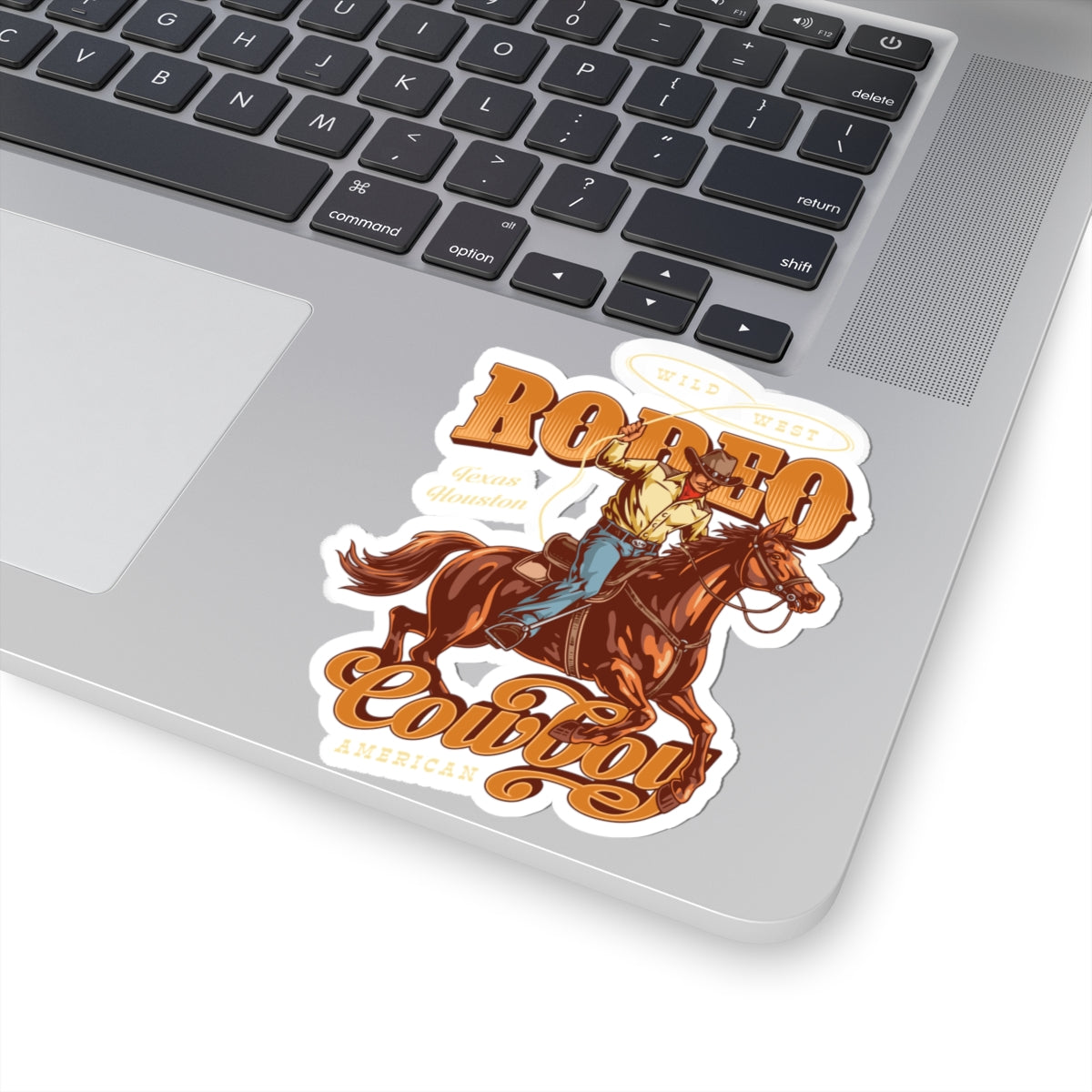 Kiss-Cut Stickers - Wild West - Houston, Texas - American Rodeo Cowboy