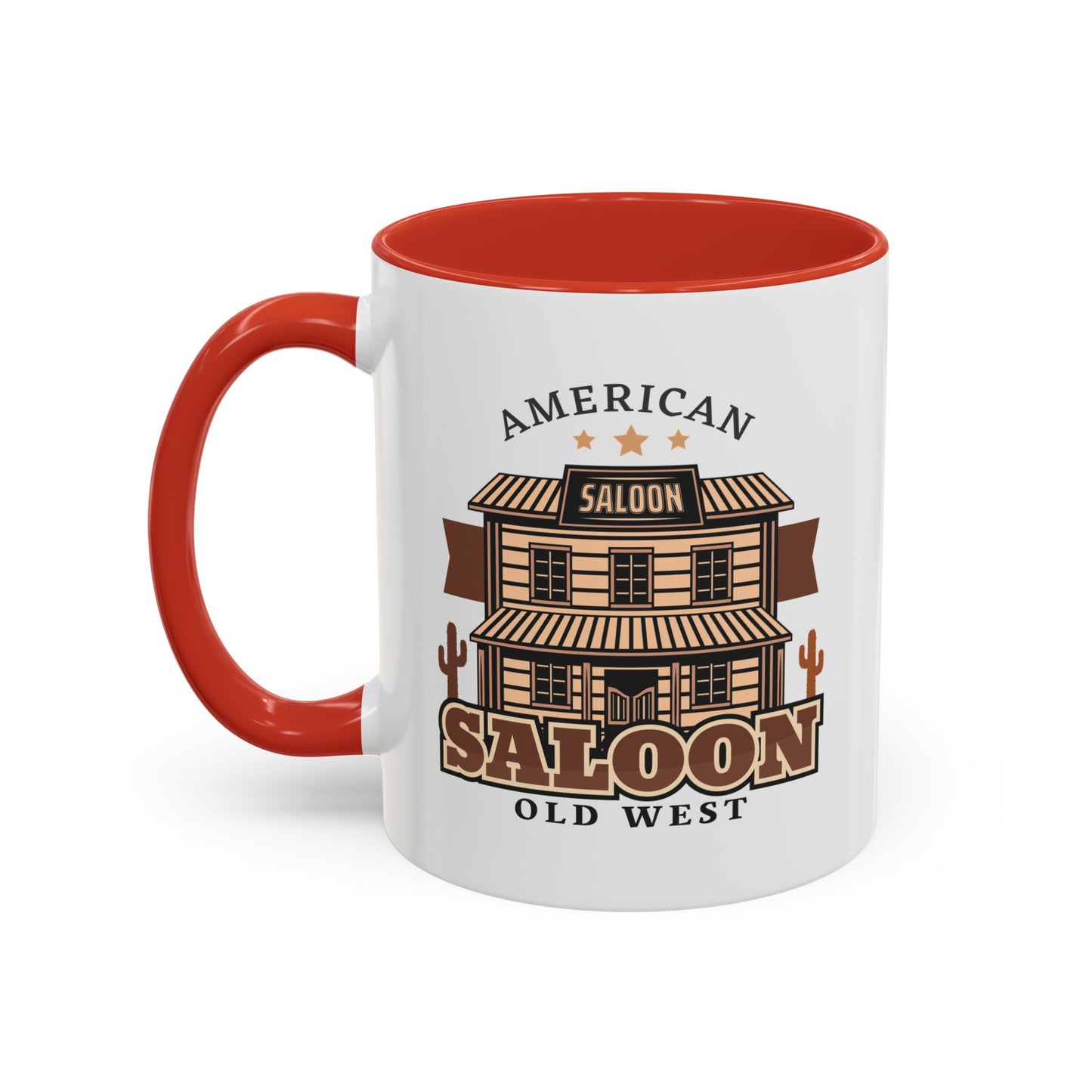 Accent Coffee Mug (11, 15oz) - American Cowboy - Saloon - Wild West