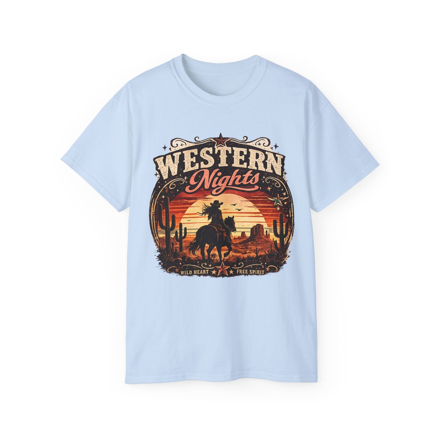 T-Shirt - Western nights and desert charm