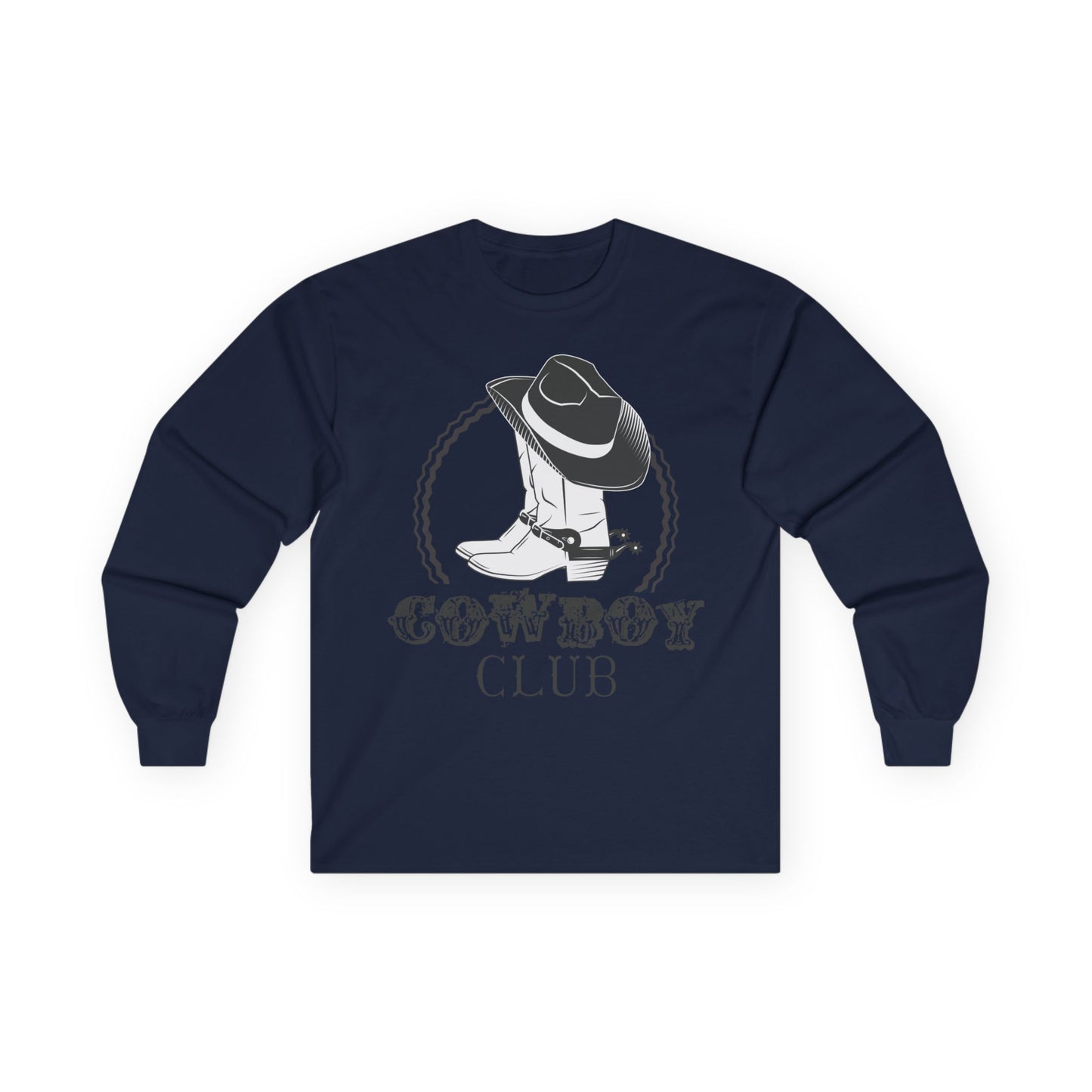 Unisex Ultra Cotton Long Sleeve Tee - Cowboy Club