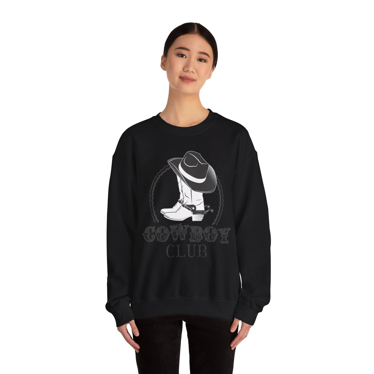 Crewneck Sweatshirt - Cowboy Club