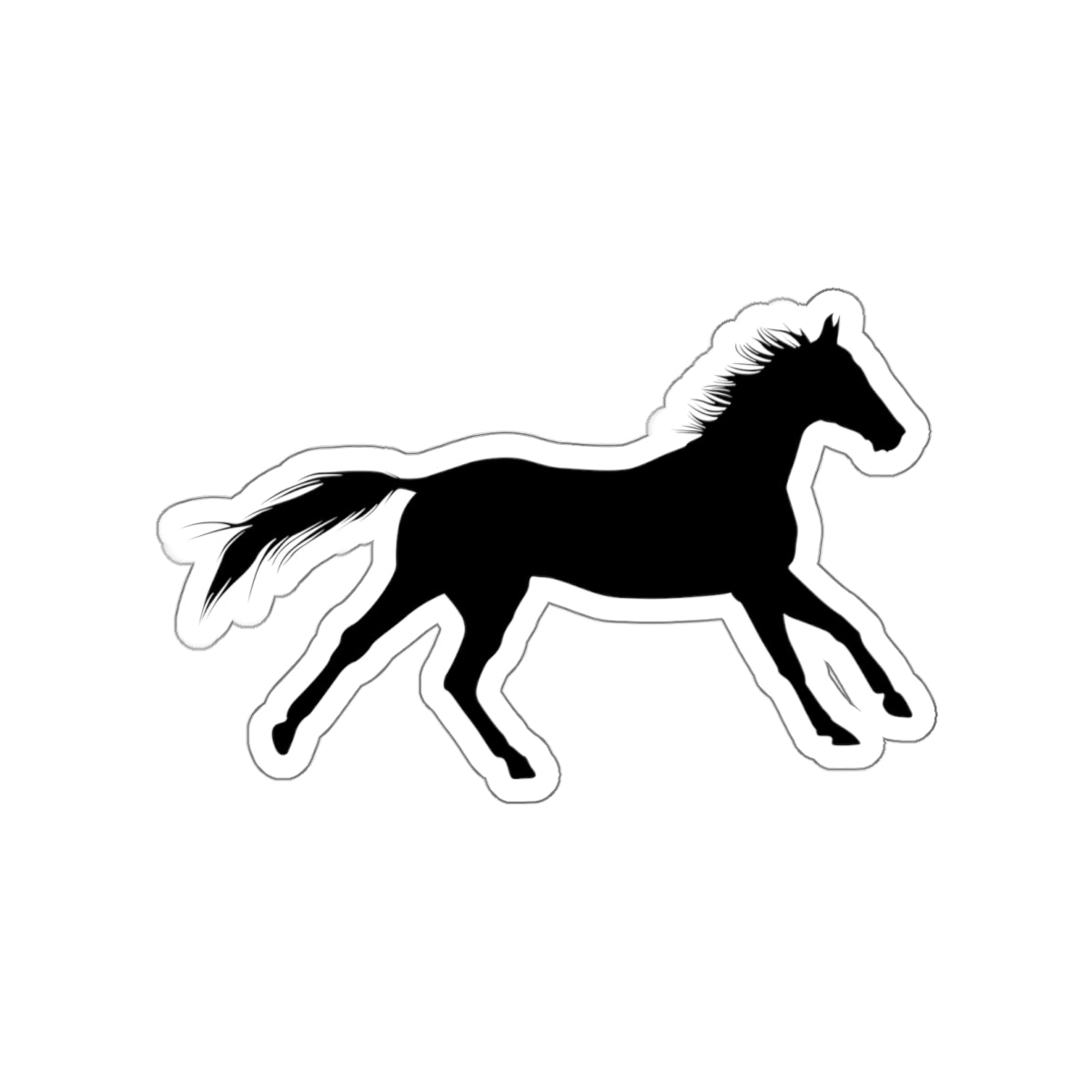 Die-cut stickers - Wild Horse - Running X 300