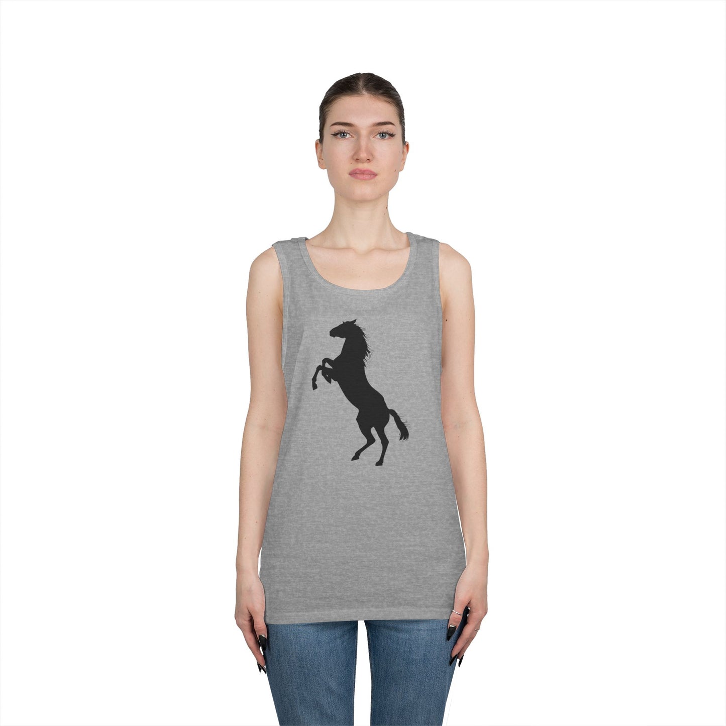 Unisex Heavy Cotton Tank Top - Wild Horse - Standing 2 Feet X 300