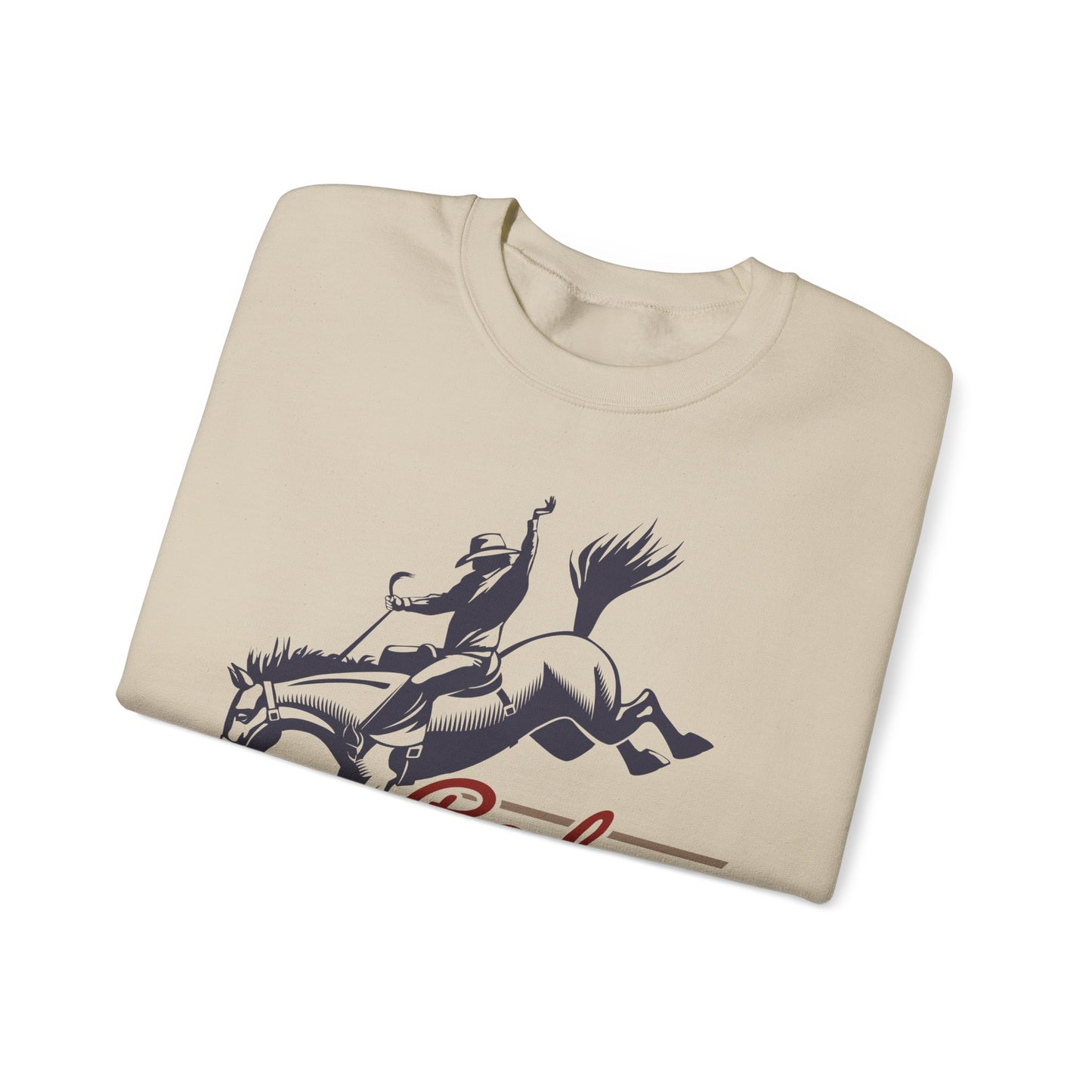 Crewneck Sweatshirt - Western Cowboy - Rodeo Club