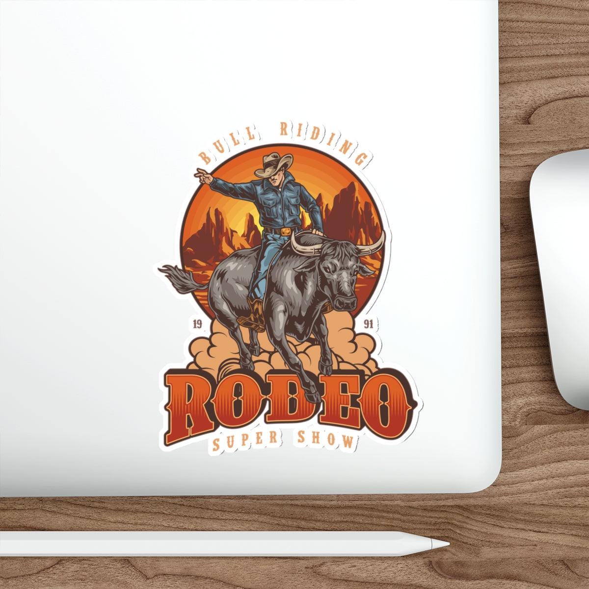 Die-cut stickers - Bull Riding - Rodeo Super Show
