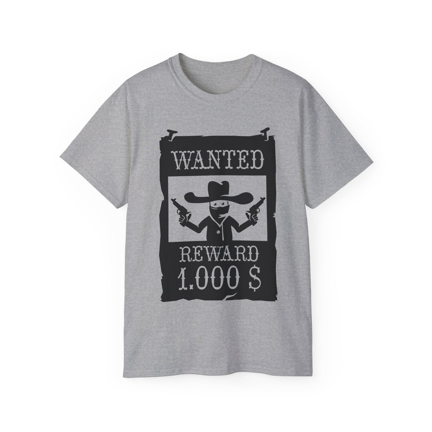 Unisex Ultra Cotton Tee - Wanted Poster X 300