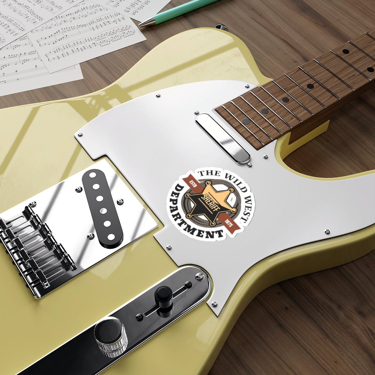 Die-cut stickers - Sheriff Depart