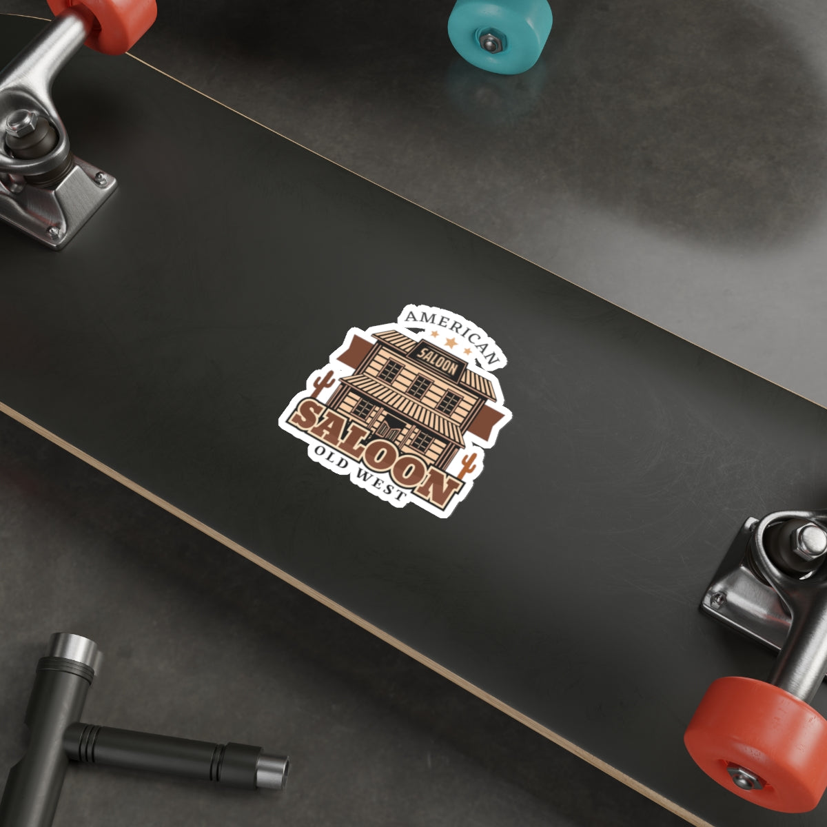 Die-cut stickers - American Cowboy - Saloon - Wild West