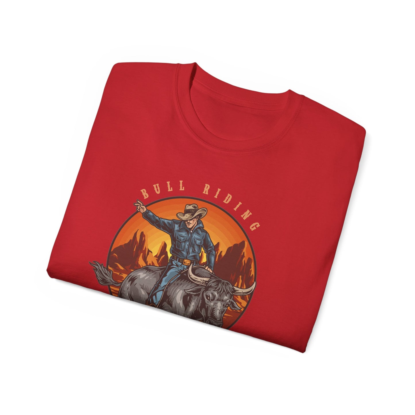 Unisex Ultra Cotton Tee - Bull Riding - Rodeo Super Show