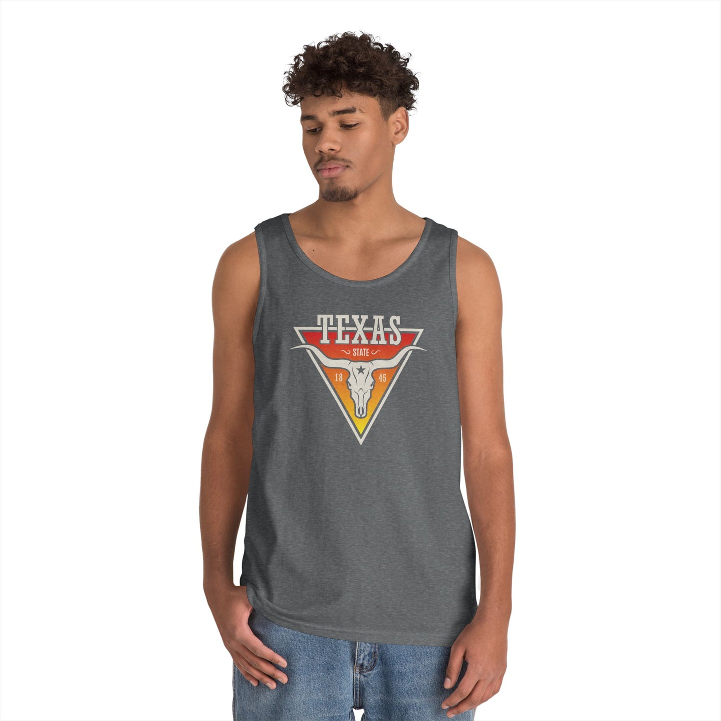 Unisex Heavy Cotton Tank Top - Texas State