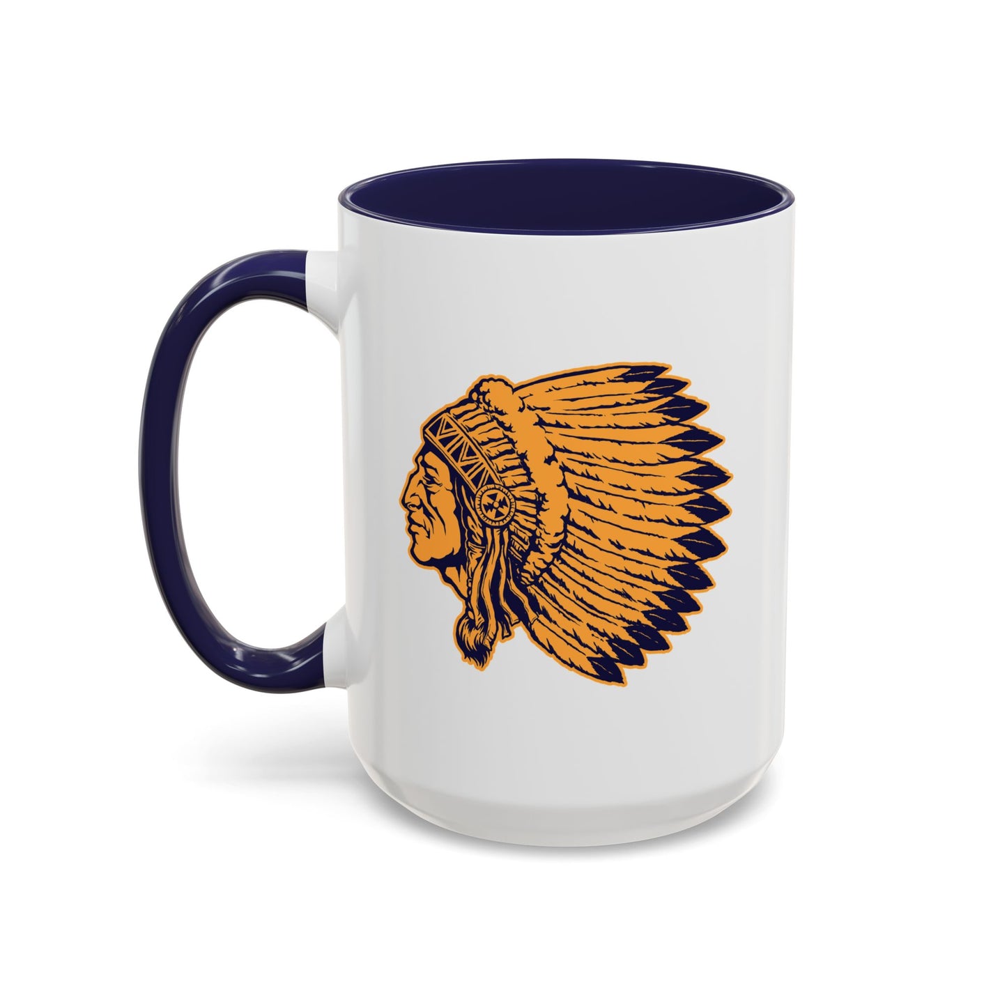 Accent Coffee Mug (11, 15oz) - Indian Chief