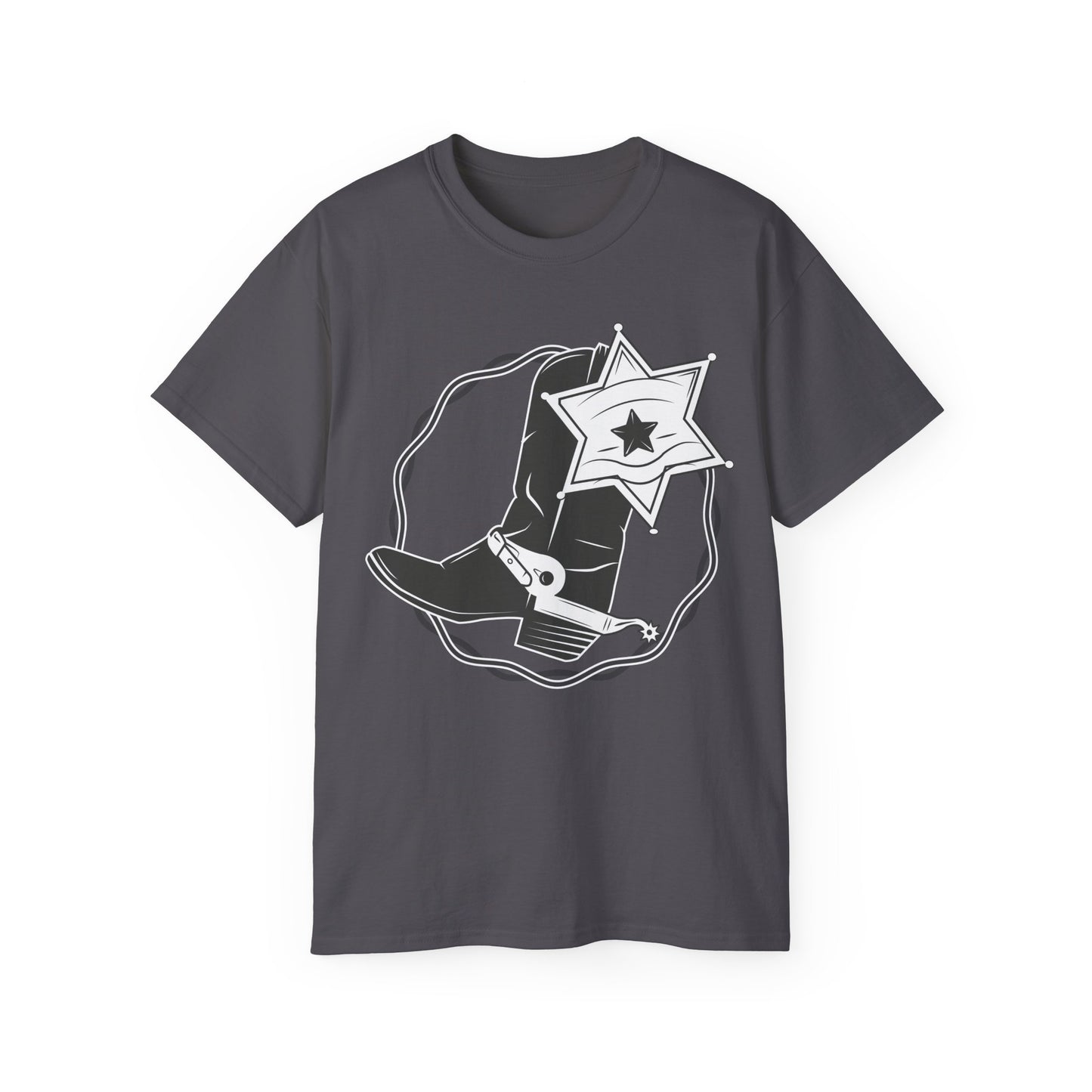 Unisex Ultra Cotton Tee - Boots w Star