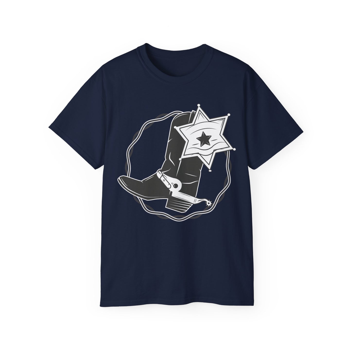 Unisex Ultra Cotton Tee - Boots w Star