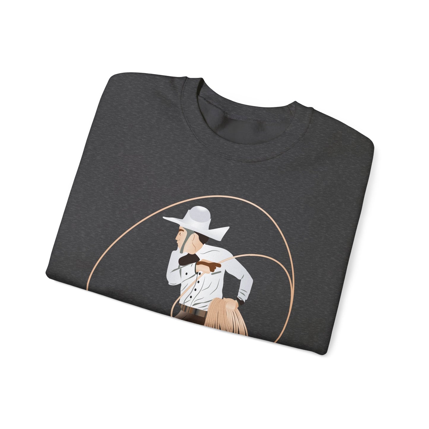 Crewneck Sweatshirt - Rodeo - Mexican Cowboy - Lariat