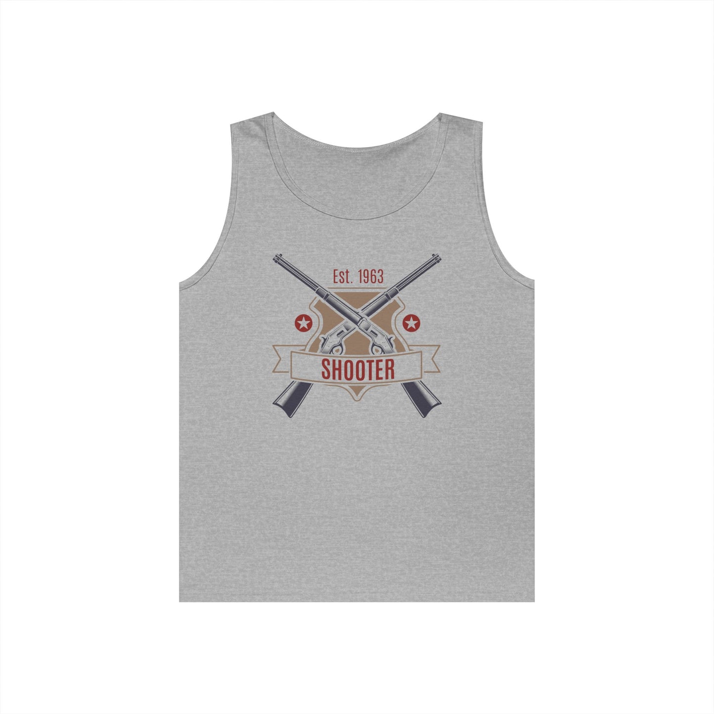 Unisex Heavy Cotton Tank Top - Shooter - Revolver