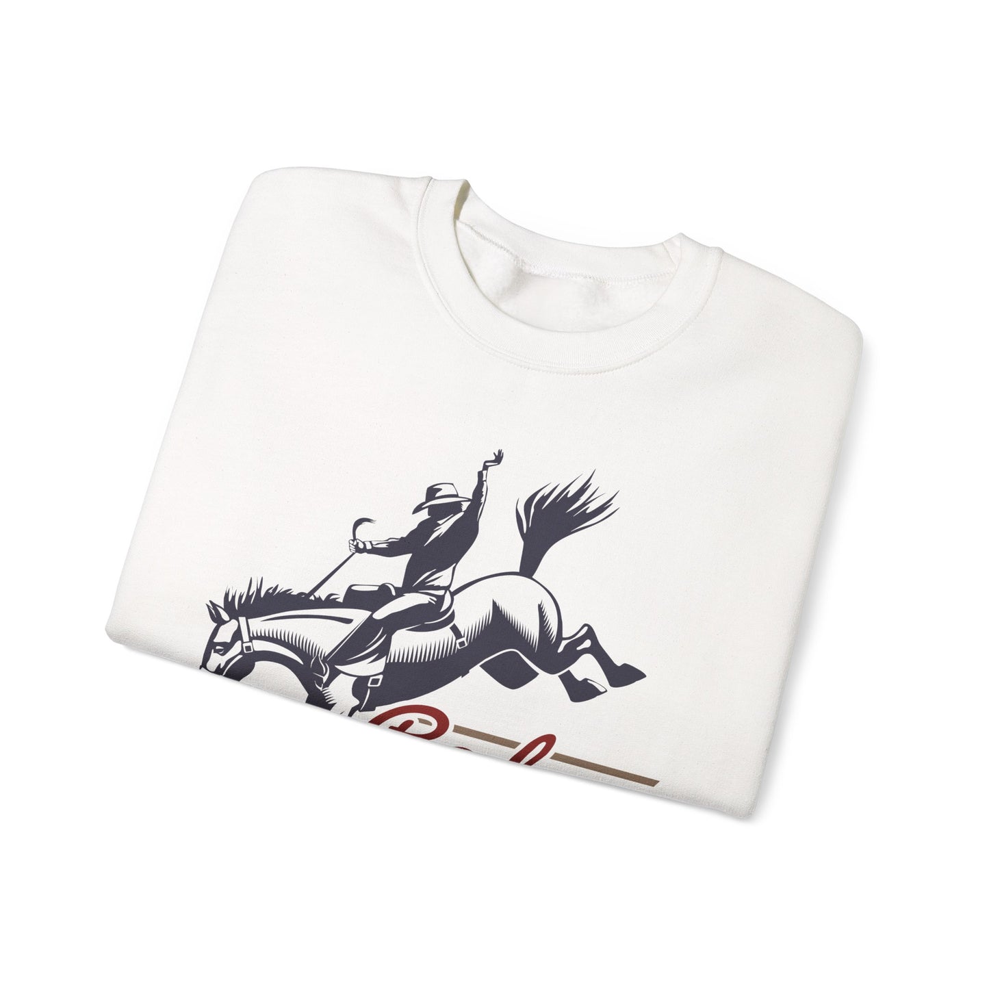 Crewneck Sweatshirt - Western Cowboy - Rodeo Club