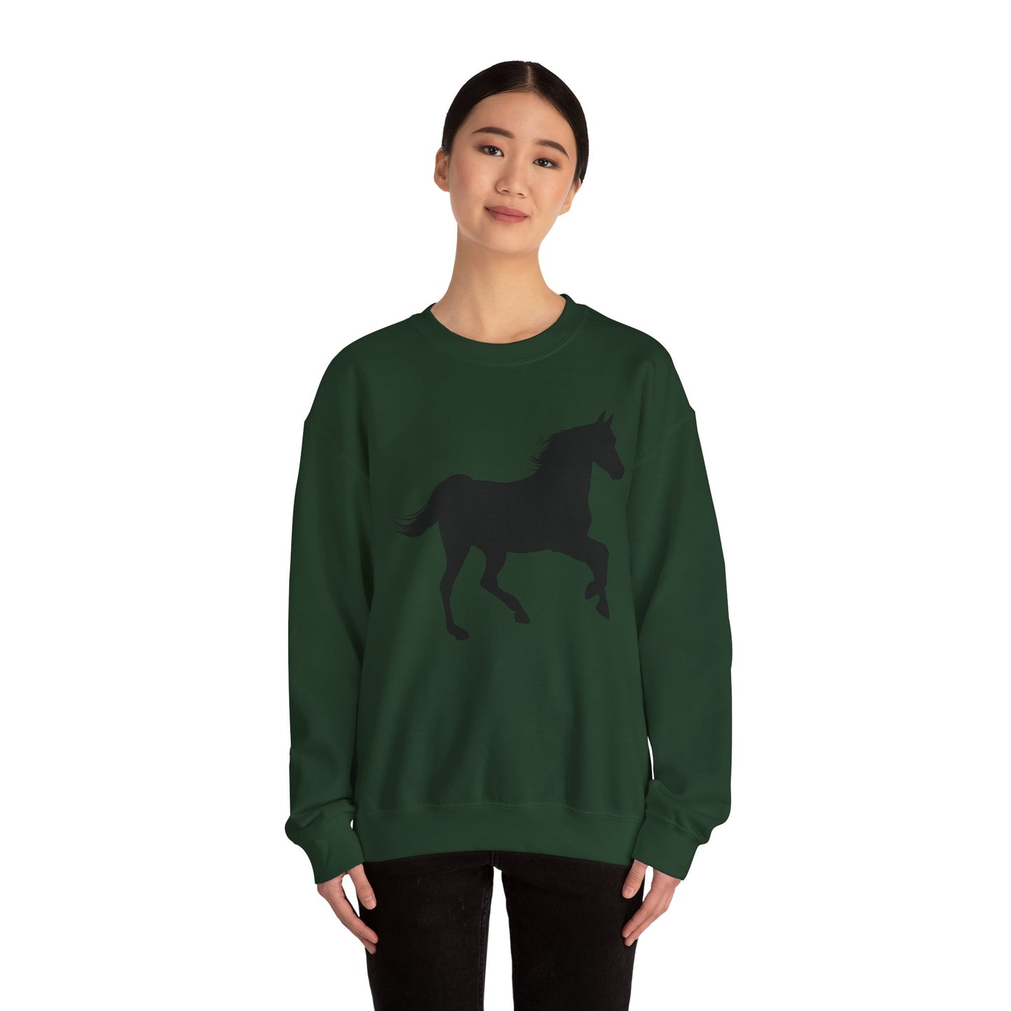 Crewneck Sweatshirt - Wild Horse - Prancing X 300