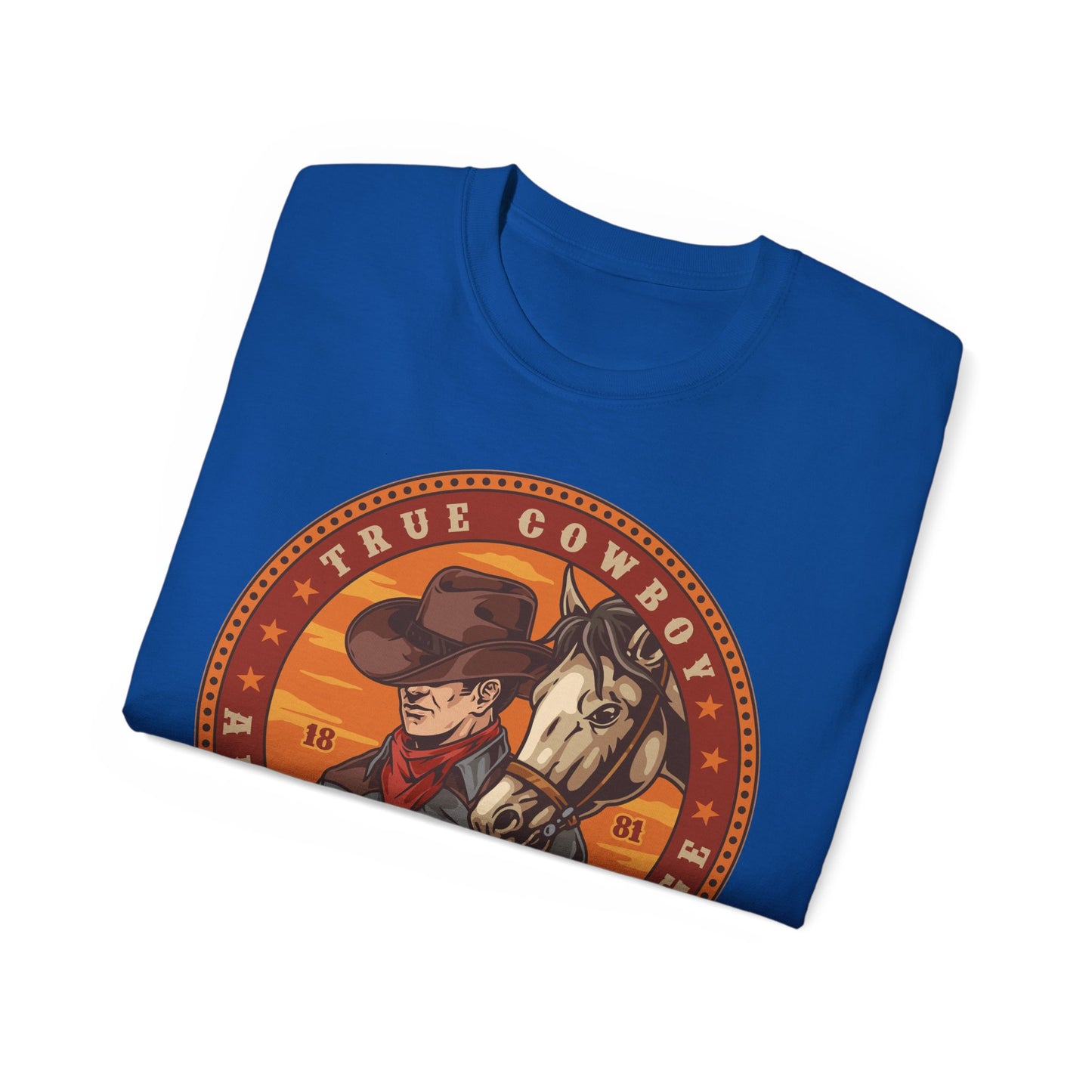 Unisex Ultra Cotton Tee - True Cowboy - American Heritage