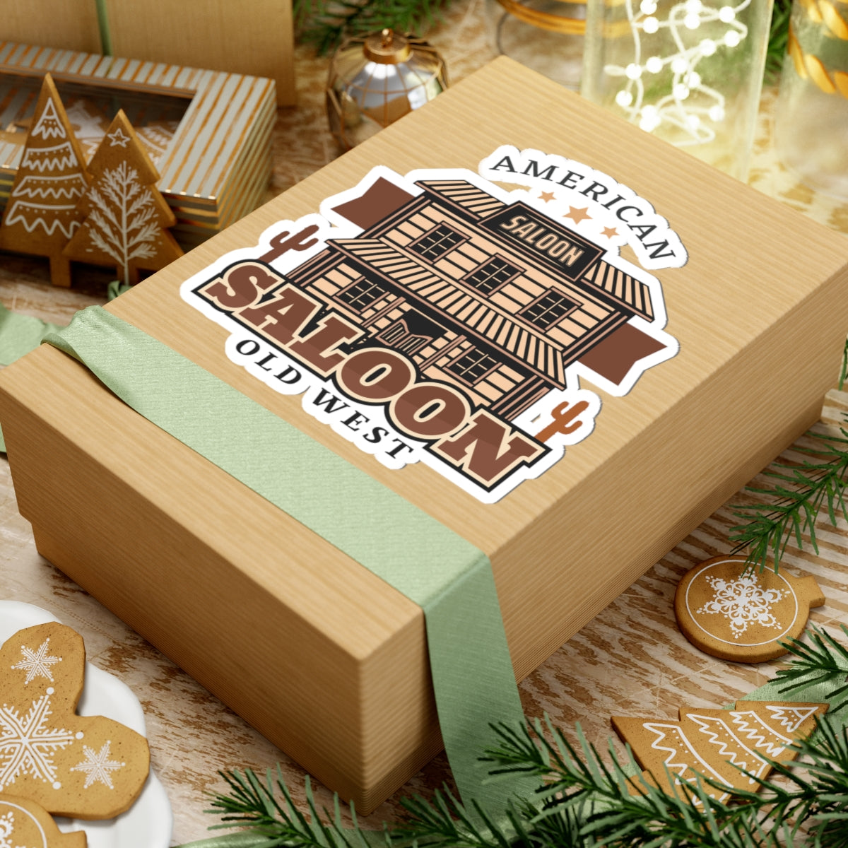 Kiss-Cut Stickers - American Cowboy - Saloon - Wild West