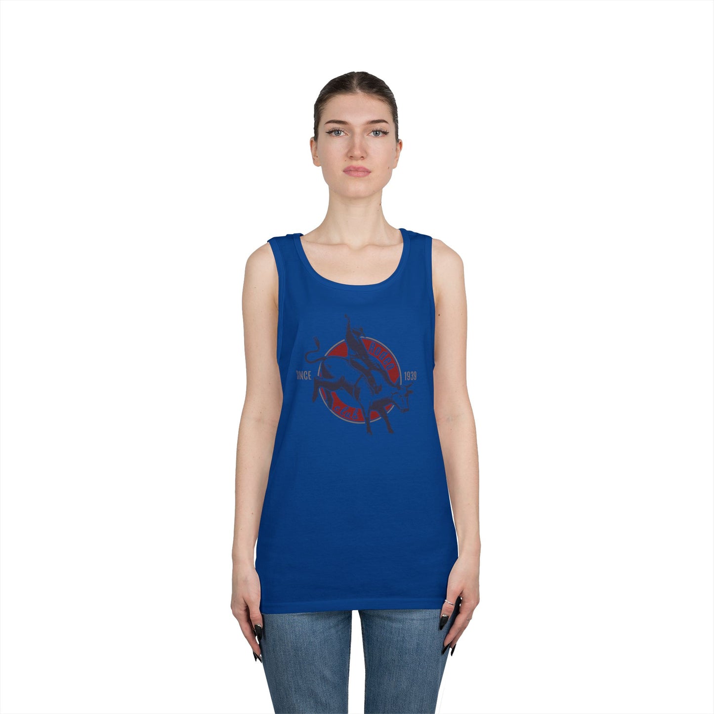Unisex Heavy Cotton Tank Top - Rodeo Club