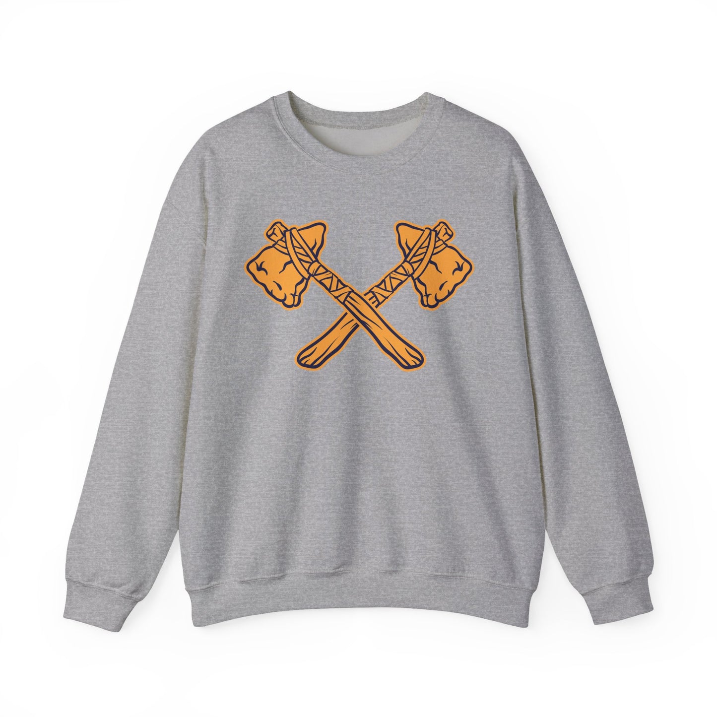 Crewneck Sweatshirt - Crossed Tomahawks