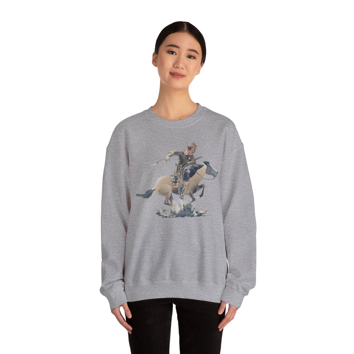 Crewneck Sweatshirt - COWBOY