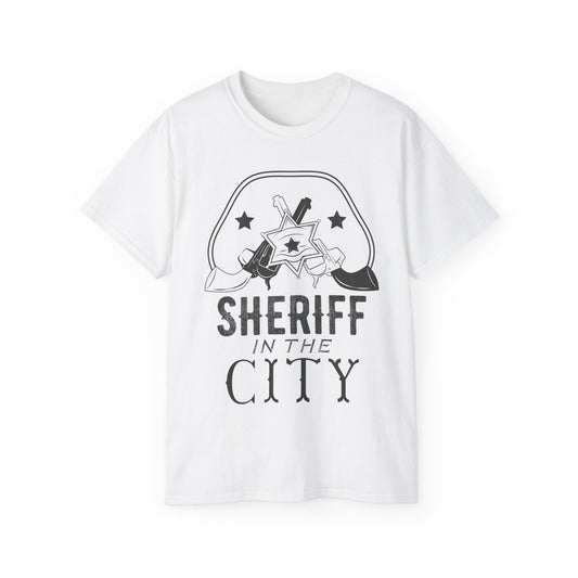 Unisex Ultra Cotton Tee - Sheriff in the City