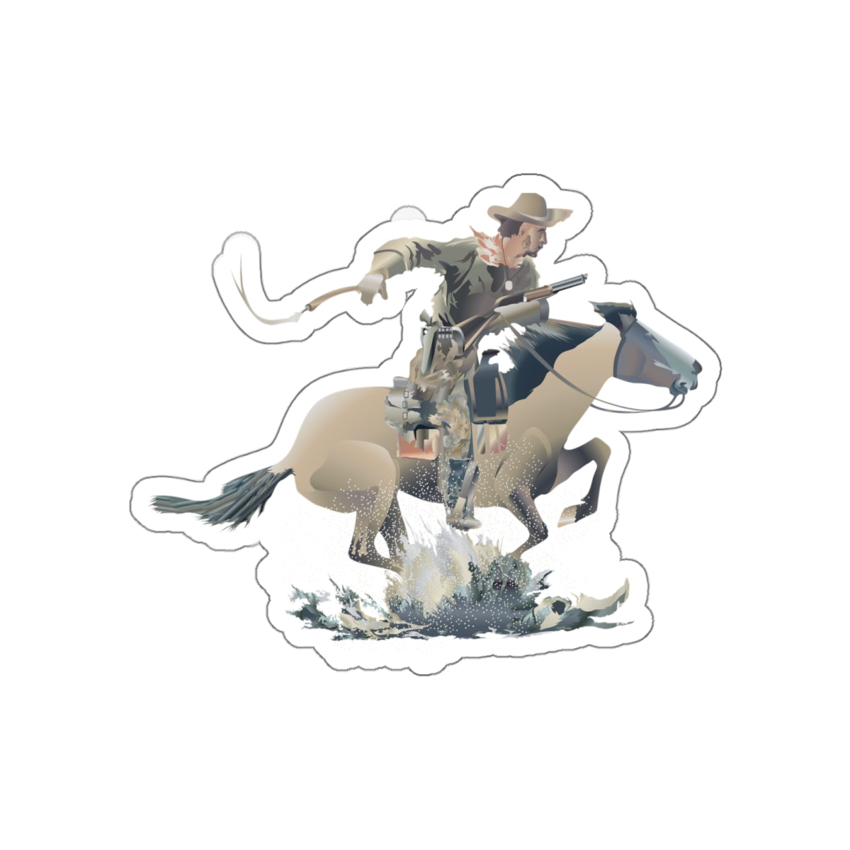Die-cut stickers - COWBOY