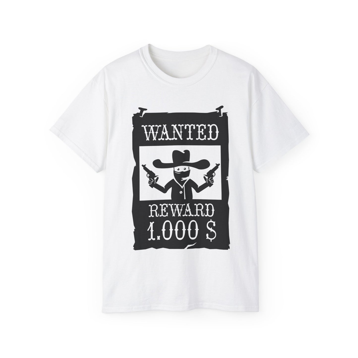 Unisex Ultra Cotton Tee - Wanted Poster X 300