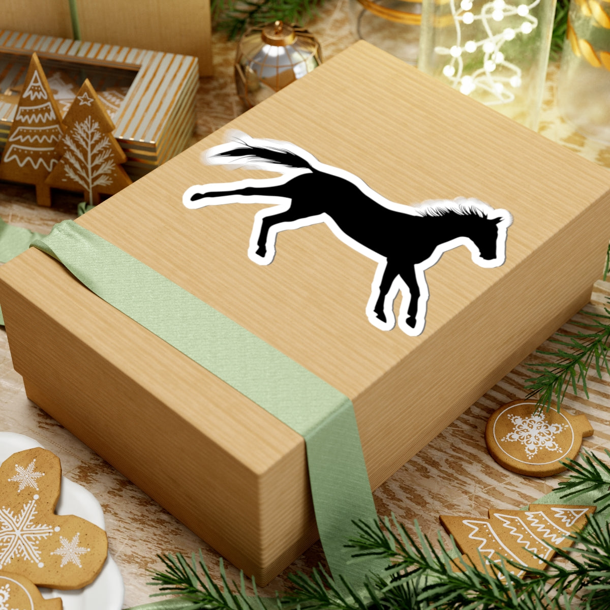 Kiss-Cut Stickers - Wild Horse - Running X 300