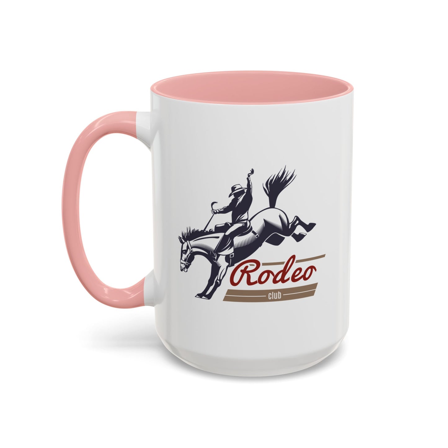 Accent Coffee Mug (11, 15oz) - Western Cowboy - Rodeo Club
