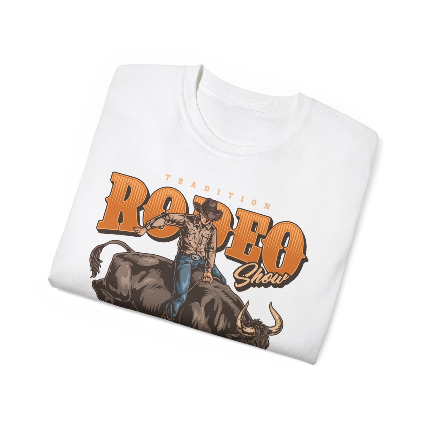 Western Rodeo Cowboy Tee - Fun Casual Shirt for Rodeo Fans, Gift for Country Lovers, Festival Outfit, Everyday Wear, Rodeo Apparel - Tradition Rodeo Show - Bull Riding Events