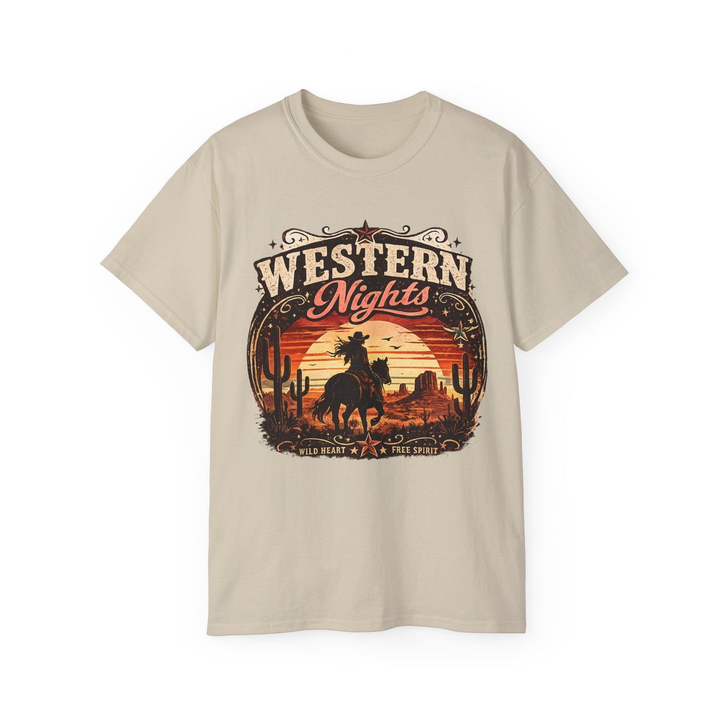 T-Shirt - Western nights and desert charm