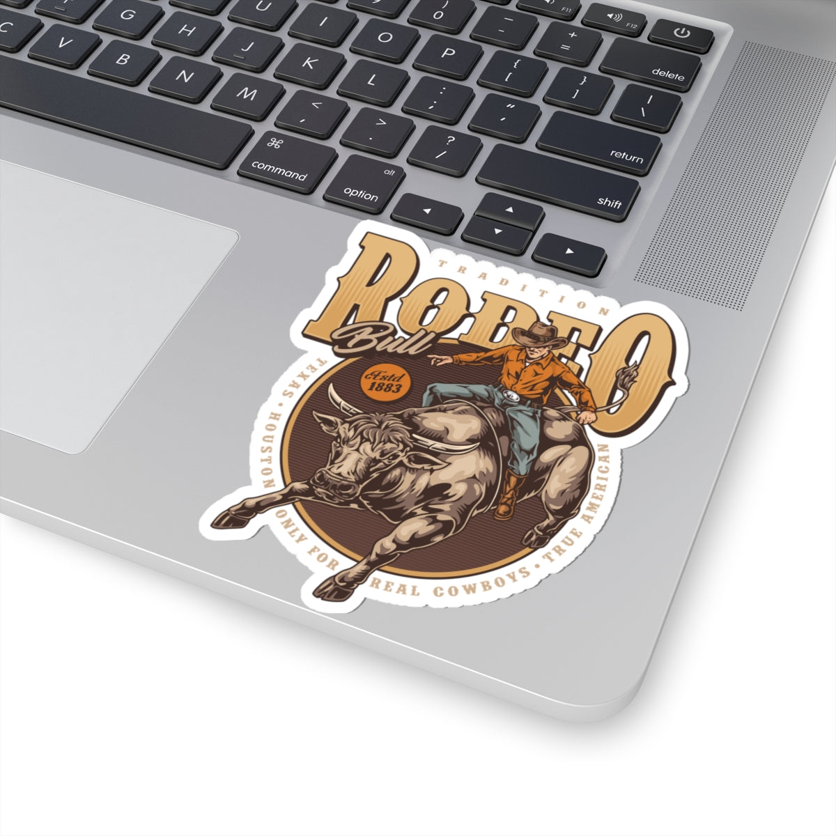Kiss-Cut Stickers - Tradition Rodeo Bull - Real Cowboys