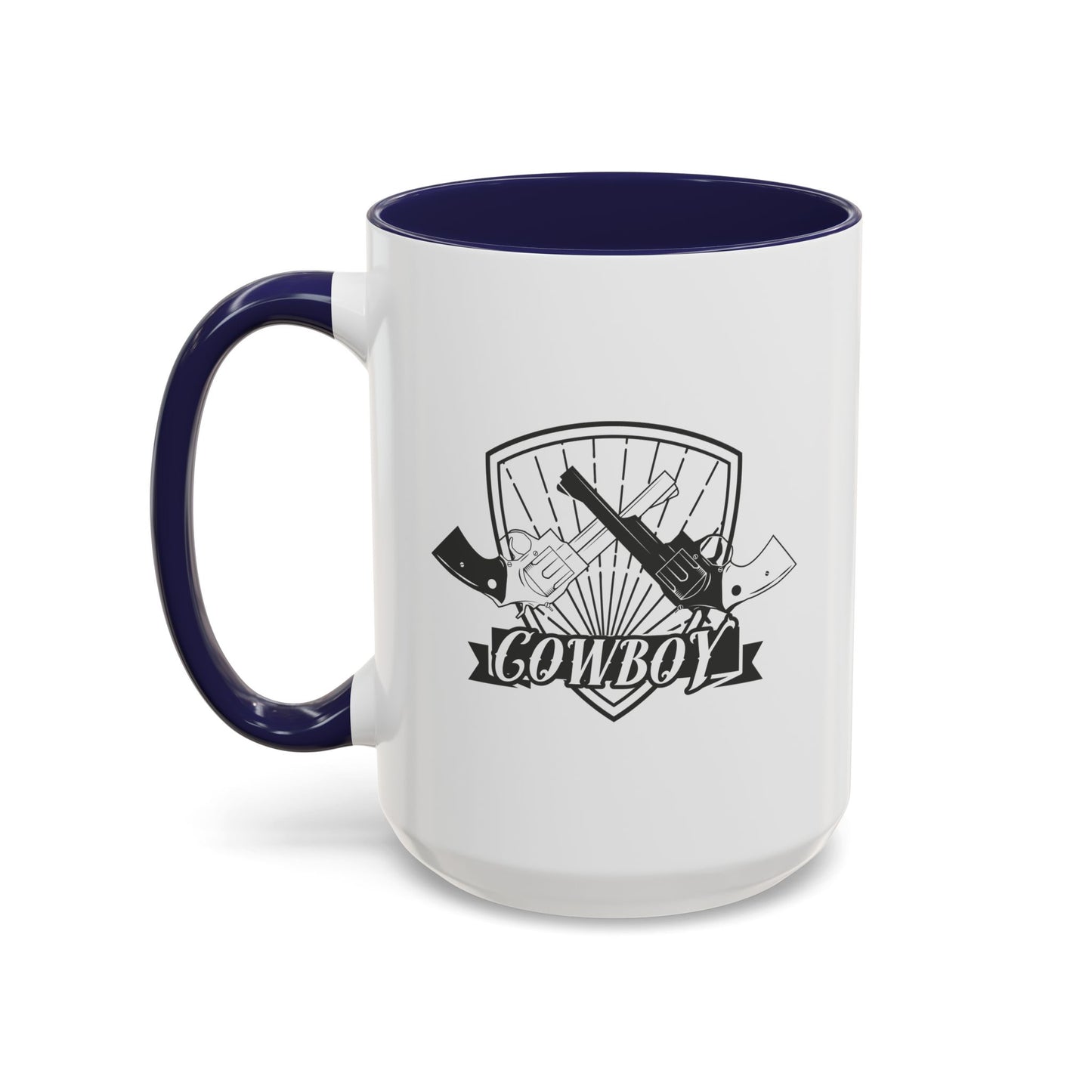 Accent Coffee Mug (11, 15oz) - Cowboy Rifles